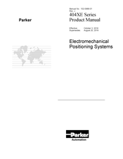 Parker 404XE Series Product Manual