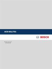 Bosch ACS 751 Repair Instructions