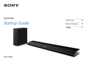 Sony HT-CT370 Startup Manual