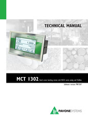 Pavone Systems MCT 1302 Technical Manual