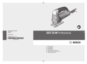 Bosch GST 25 M Original Instructions Manual