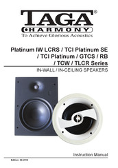 Taga Harmony TCW Series Instruction Manual