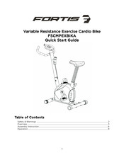 Fortis FSCMPEXBIKA Quick Start Manual