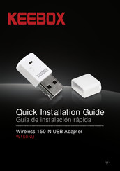 Keebox W150NU Quick Installation Manual