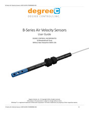 DEGREE CONTROLS B-Series User Manual