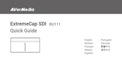 Avermedia ExtremeCap SDI BU111 Quick Manual