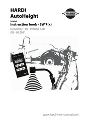 Hardi AutoHeight Instruction Book