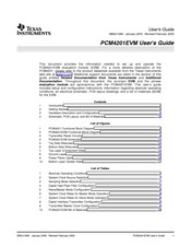 Texas Instruments PCM4201EVM User Manual