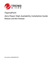 Trend Micro TippingPoint ZPHA Installation Manual