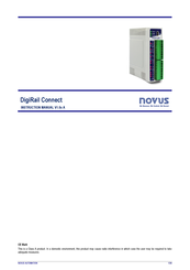 Novus DigiRail Connect RAMIX DO ETH Instruction Manual