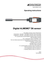 Ahlborn ALMEMO D6 Operating Instructions Manual