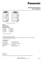 Panasonic U-10ME2R8 Operating Instructions Manual