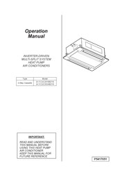 Johnson Controls CIC2018B21S Operation Manual