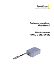 Proxitron Piros OKSG L S18.194 S10 User Manual