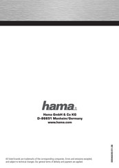 Hama Power 150 Operating	 Instruction