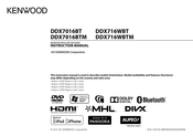 JVCKENWOOD Kenwood DDX7016WBT Instruction Manual