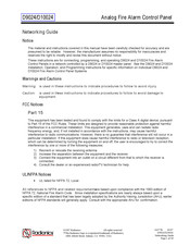 Radionics D9024 Manual