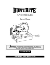 HuntRite 1A-FS222 Owner's Manual