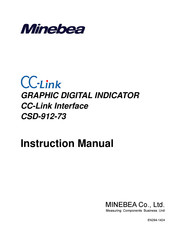Minebea CSD-912-73 Instruction Manual
