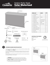 Coolaroo Solar Motorized Manual