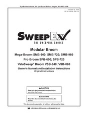 Douglas Dynamics SweepEx Pro-Broom SPB-720 Owner's Manual And Installation Instructions