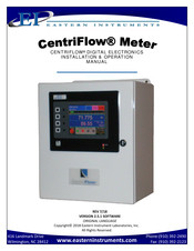 EASTERN INSTRUMENTS CentriFlow Installation & Operation Manual