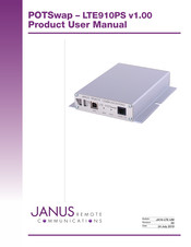 Janus Remote Communications POTSwap LTE910PS Product User Manual