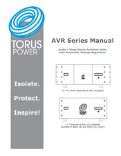 Torus Power AVR 16 UK RK Manual