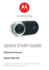 Motorola MDC100 Quick Start Manual
