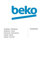Beko RCSA365K20S Manual