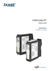 Hms Ixxat CANbridge NT 200 User Manual