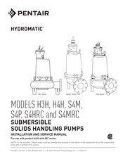 Pentair HYDROMATIC S4P Installation And Service Manual