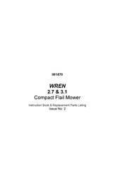Bomford Turner WREN 3.1 Instruction Book & Replacement Parts Listing