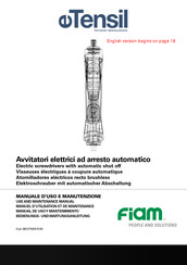 Fiam eTensil Use And Maintenance Manual