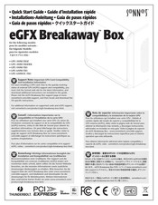 Sonnet eGFX Breakaway Box GPU-350W-TB3Z Quick Start Manual