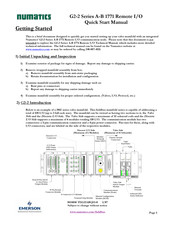 Emerson Numatics G2-2 series Quick Start Manual