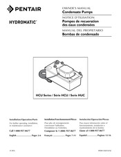Pentair Hydromatic HCU Series Owner's Manual