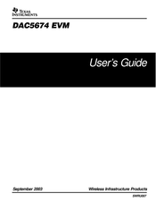 Texas Instruments DAC5674 EVM User Manual