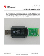 Texas Instruments OPT3004EVM User Manual