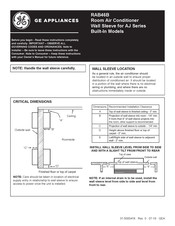 GE RAB46B Installation Instructions Manual