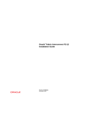 Oracle Fabric Interconnect F2-12 Installation Manual