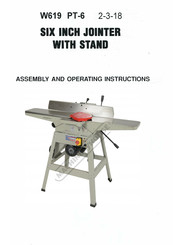 Hafco Woodmaster PT-6 Assembly And Operating Instructions Manual
