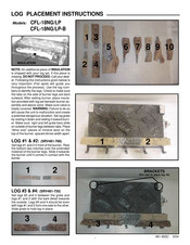 Heatilator CFL-18NG Log Placement Instructions