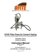 OfiTE 170-00-2 Instruction Manual