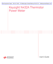 Keysight Technologies N432A User Manual