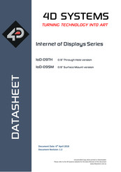 4D systems Internet of Displays Series Datasheet