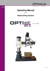 Optimum OPTIdrill RD 5 Operating Manual