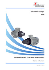 Bühler technologies BFP 5-6-0.55kW Installation And Operation Instructions Manual