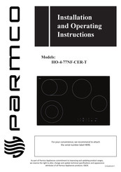 PArmco HO-4-77NF-CER-T Installation And Operating Instructions Manual