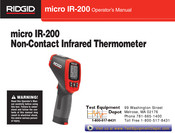RIDGID Termometro a Infrarossi micro IR-200 